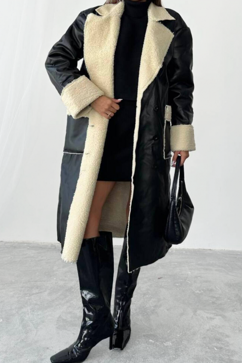 Палто RALMONDA, Цвят: черен, IVET.BG - Твоят онлайн бутик.