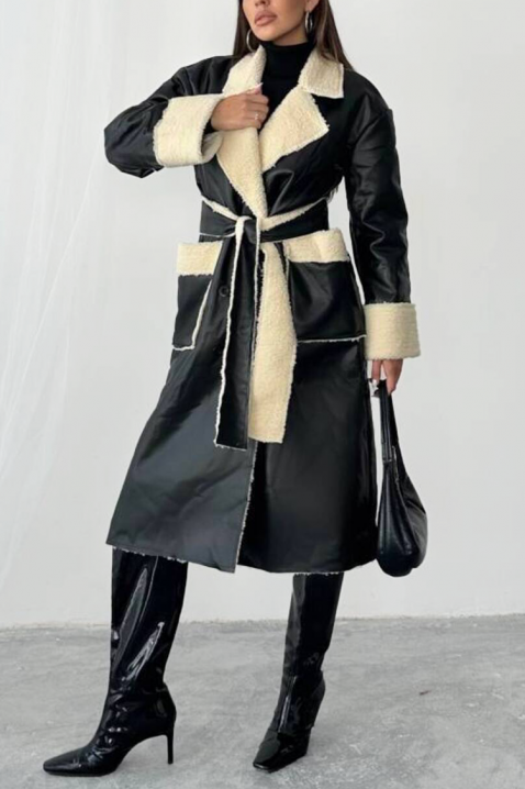 Палто RALMONDA, Цвят: черен, IVET.BG - Твоят онлайн бутик.