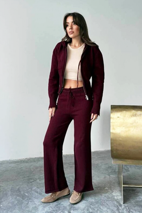 Комплект MINOLZA BORDO, Цвят: бордо, IVET.BG - Твоят онлайн бутик.