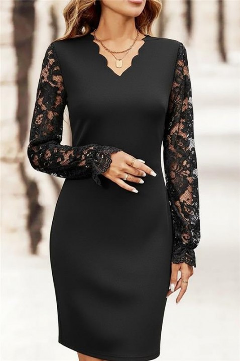 Рокля ONELFIA, Цвят: черен, IVET.BG - Твоят онлайн бутик.