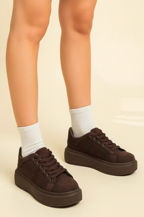 Дамски кецове DALVENDRA, Цвят: кафяв, IVET.BG - Твоят онлайн бутик.