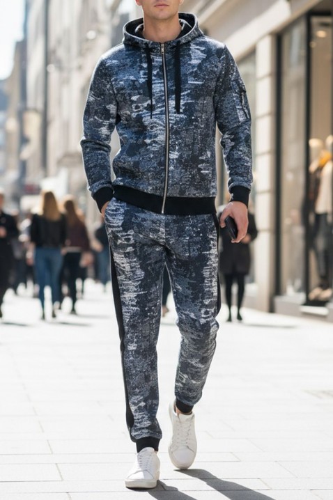 Мъжки комплект MORODO NAVY, Цвят: тъмносин, IVET.BG - Твоят онлайн бутик.