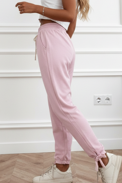 Спортен панталон VLAMERZA PUDRA, Цвят: пудра, IVET.BG - Твоят онлайн бутик.