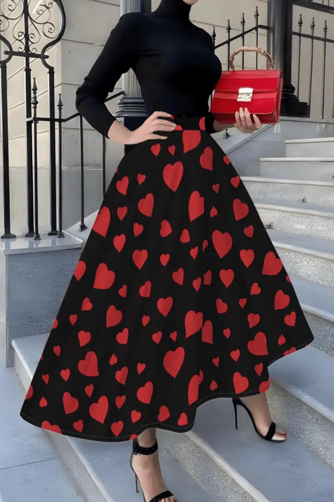 Пола HERTILZA, Цвят: черен, IVET.BG - Твоят онлайн бутик.