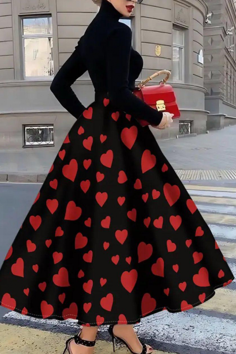 Пола HERTILZA, Цвят: черен, IVET.BG - Твоят онлайн бутик.