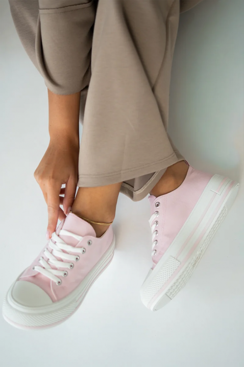 Дамски кецове KLAVILZA PUDRA, Цвят: пудра, IVET.BG - Твоят онлайн бутик.