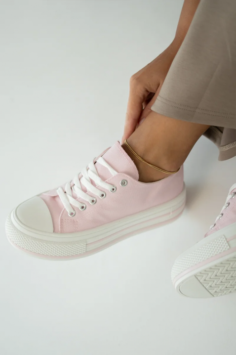 Дамски кецове KLAVILZA PUDRA, Цвят: пудра, IVET.BG - Твоят онлайн бутик.