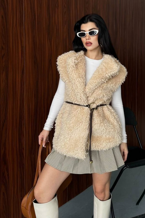 Елек TRENDYNA BEIGE, Цвят: беж, IVET.BG - Твоят онлайн бутик.