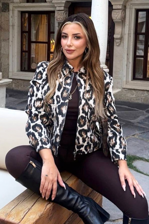 Яке VOLTIGA, Цвят: леопард, IVET.BG - Твоят онлайн бутик.