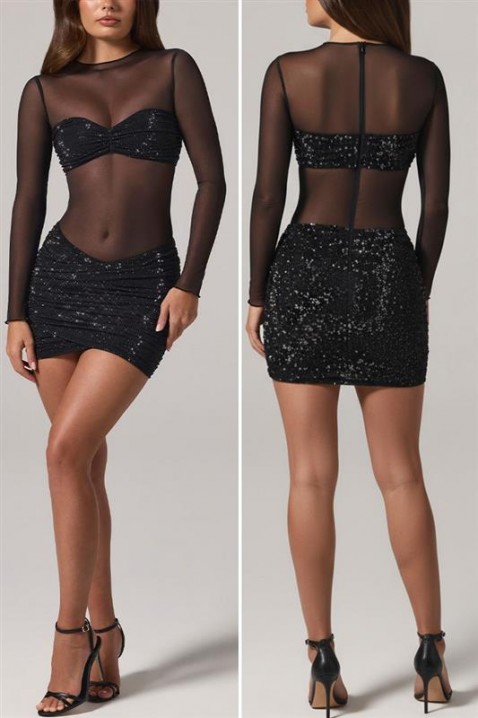 Рокля GLARZOLA, Цвят: черен, IVET.BG - Твоят онлайн бутик.