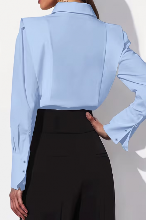 Дамска риза PLEVOLZA SKY, Цвят: светлосин, IVET.BG - Твоят онлайн бутик.