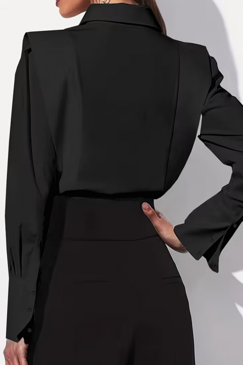 Дамска риза PLEVOLZA BLACK, Цвят: черен, IVET.BG - Твоят онлайн бутик.