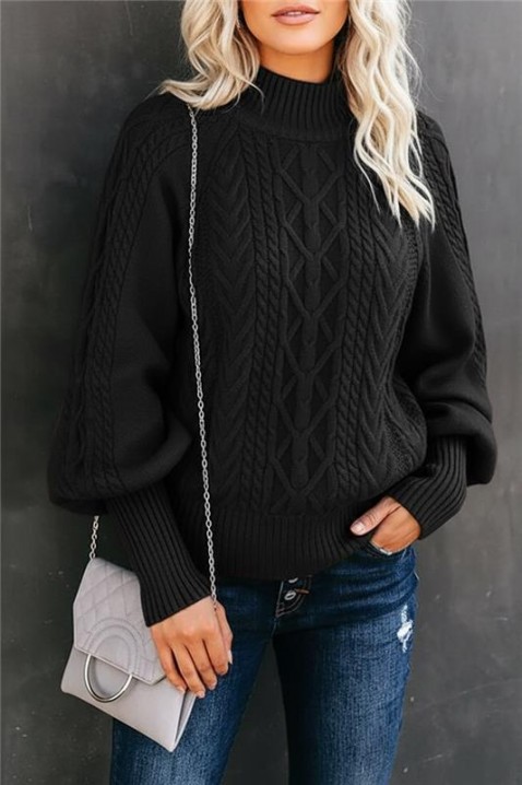 Пуловер TERMOLGA BLACK, Цвят: черен, IVET.BG - Твоят онлайн бутик.