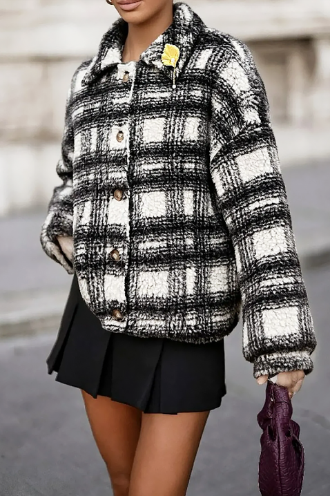 Палто DEVORGA BLACK, Цвят: черен, IVET.BG - Твоят онлайн бутик.