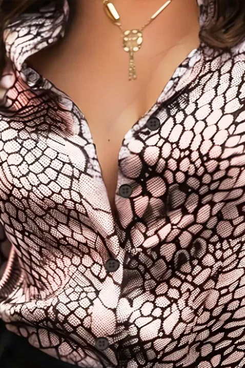 Дамска риза SNERVOLZA PUDRA, Цвят: пудра, IVET.BG - Твоят онлайн бутик.