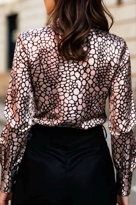 Дамска риза SNERVOLZA PUDRA, Цвят: пудра, IVET.BG - Твоят онлайн бутик.