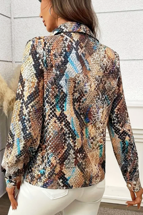 Дамска риза NROVELDA, Цвят: многоцветен, IVET.BG - Твоят онлайн бутик.