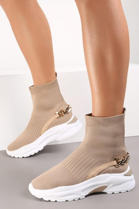 Дамски боти KANSELVA, Цвят: беж, IVET.BG - Твоят онлайн бутик.