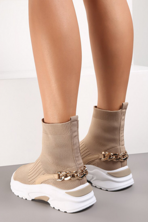 Дамски боти KANSELVA, Цвят: беж, IVET.BG - Твоят онлайн бутик.