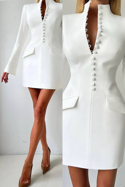 Рокля BLIVOLDA, Цвят: бял, IVET.BG - Твоят онлайн бутик.