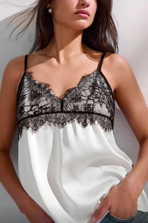 Топ RESOLZA WHITE, Цвят: бял, IVET.BG - Твоят онлайн бутик.