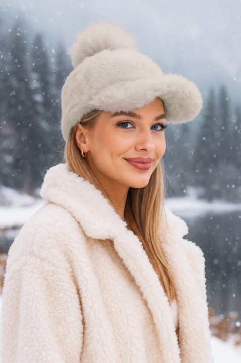 Шапка TERELOSA WHITE, Цвят: бял, IVET.BG - Твоят онлайн бутик.