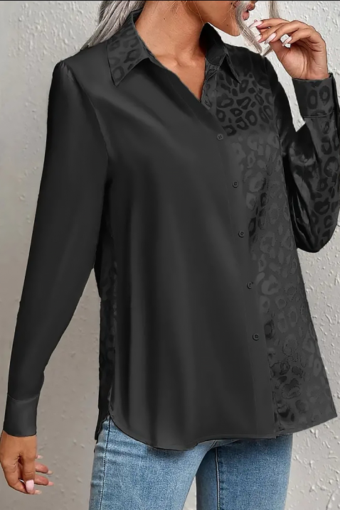 Дамска риза VEYANZA BLACK, Цвят: черен, IVET.BG - Твоят онлайн бутик.