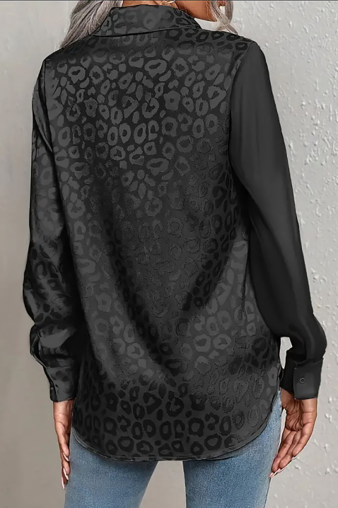 Дамска риза VEYANZA BLACK, Цвят: черен, IVET.BG - Твоят онлайн бутик.