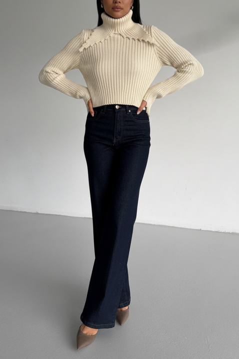 Пуловер DAROLZA ECRU, Цвят: екрю, IVET.BG - Твоят онлайн бутик.