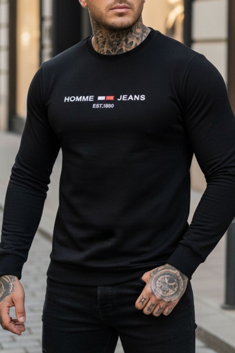 Мъжка блуза KELBO BLACK, Цвят: черен, IVET.BG - Твоят онлайн бутик.