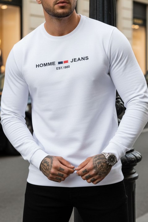 Мъжка блуза KELBO WHITE, Цвят: бял, IVET.BG - Твоят онлайн бутик.