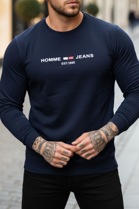 Мъжка блуза KELBO NAVY, Цвят: тъмносин, IVET.BG - Твоят онлайн бутик.