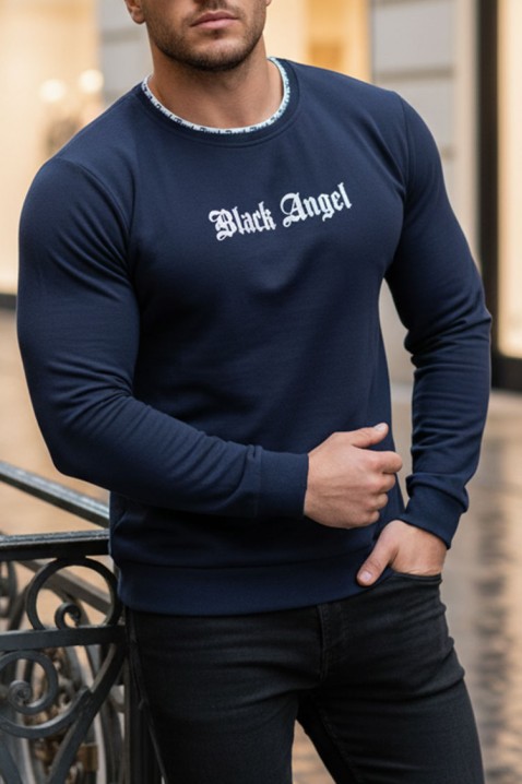 Мъжка блуза ROZEFO NAVY, Цвят: тъмносин, IVET.BG - Твоят онлайн бутик.