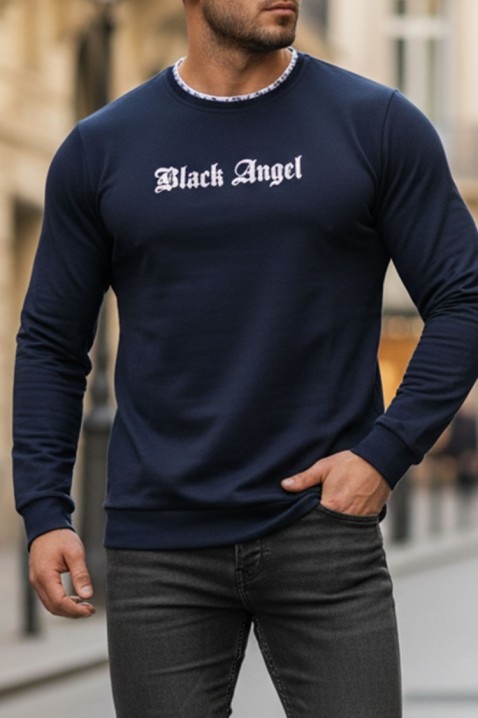 Мъжка блуза ROZEFO NAVY, Цвят: тъмносин, IVET.BG - Твоят онлайн бутик.