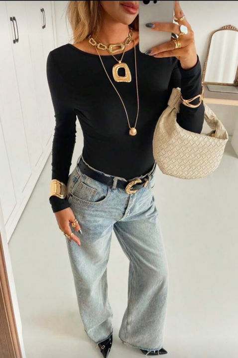 Дамска блуза FELSARA, Цвят: черен, IVET.BG - Твоят онлайн бутик.