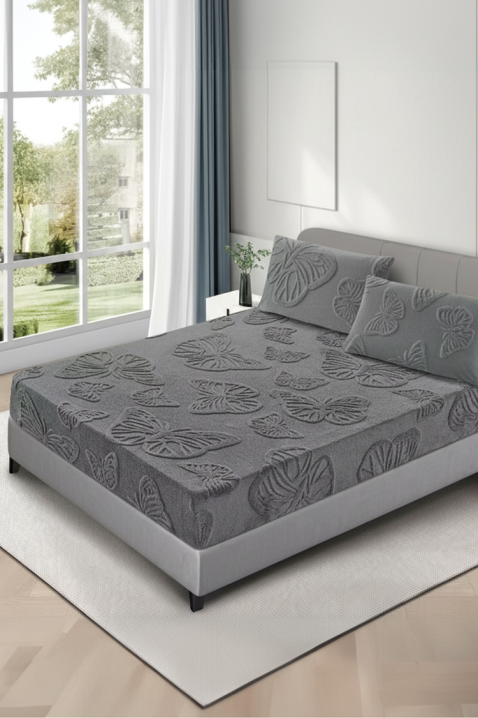 Чаршаф с ластик GOLMERXA GREY 200х220 cm, Цвят: сив, IVET.BG - Твоят онлайн бутик.