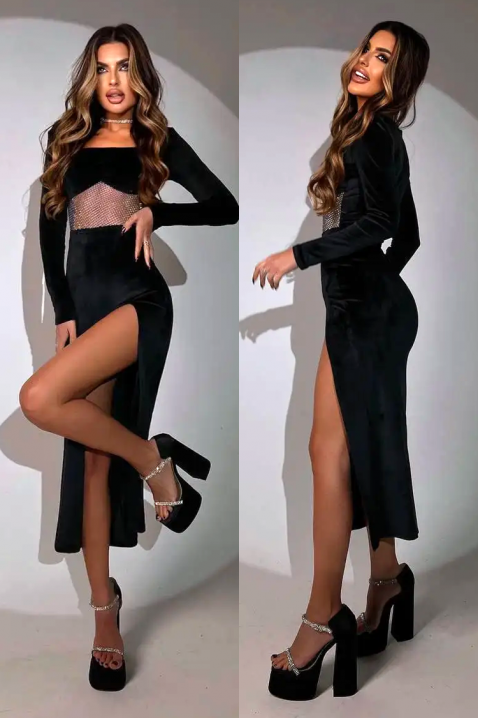 Рокля PREVILDA, Цвят: черен, IVET.BG - Твоят онлайн бутик.