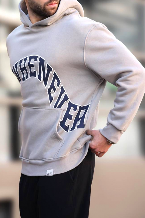 Мъжки сучиър KRILZO GREY, Цвят: сив, IVET.BG - Твоят онлайн бутик.