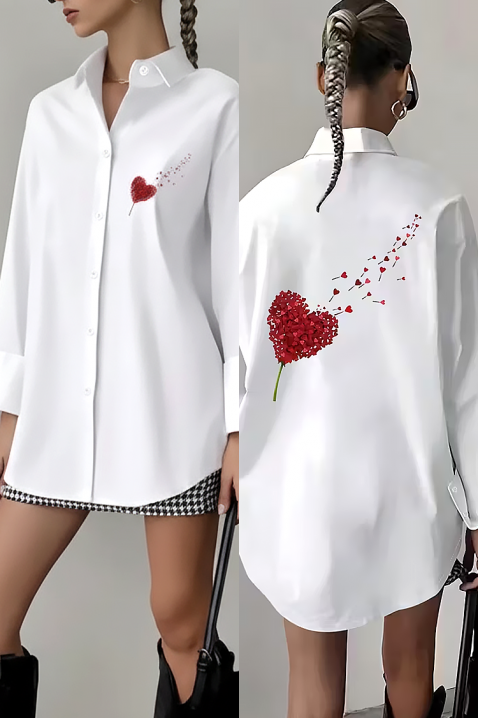 Дамска риза RONSELA, Цвят: бял, IVET.BG - Твоят онлайн бутик.