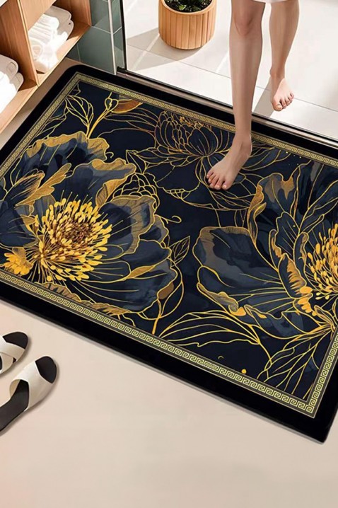 Постелка за баня BIORENA, Цвят: черен, IVET.BG - Твоят онлайн бутик.