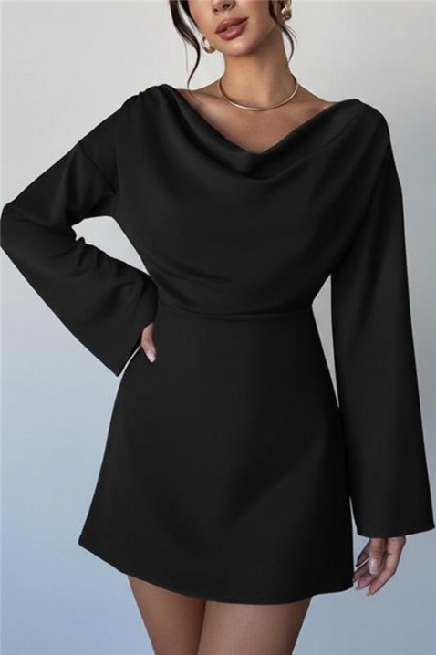 Рокля MOGLERA, Цвят: черен, IVET.BG - Твоят онлайн бутик.