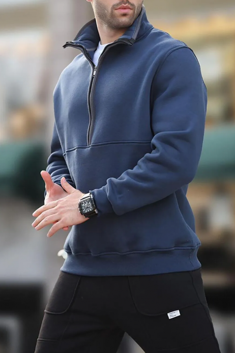 Мъжки сучиър LAREFO NAVY, Цвят: тъмносин, IVET.BG - Твоят онлайн бутик.