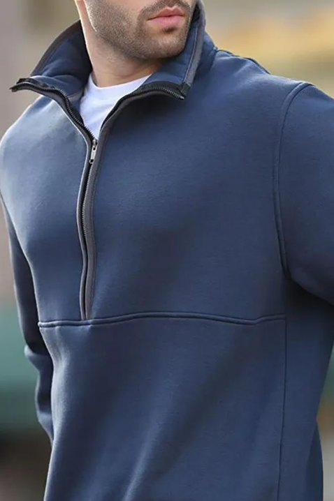 Мъжки сучиър LAREFO NAVY, Цвят: тъмносин, IVET.BG - Твоят онлайн бутик.