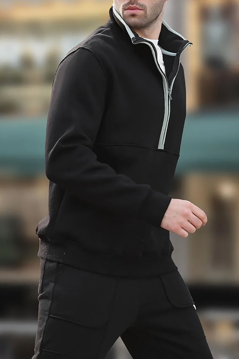 Мъжки сучиър LAREFO BLACK, Цвят: черен, IVET.BG - Твоят онлайн бутик.