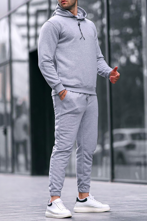 Мъжки комплект MIRTOLO GREY, Цвят: сив, IVET.BG - Твоят онлайн бутик.