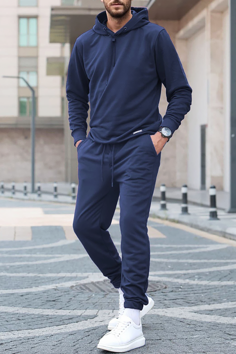 Мъжки комплект MIRTOLO NAVY, Цвят: тъмносин, IVET.BG - Твоят онлайн бутик.