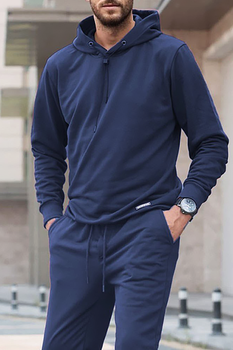 Мъжки комплект MIRTOLO NAVY, Цвят: тъмносин, IVET.BG - Твоят онлайн бутик.