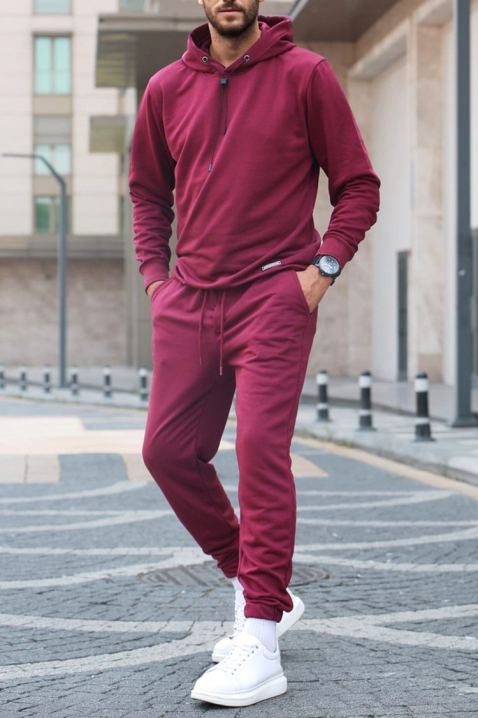 Мъжки комплект MIRTOLO BORDO, Цвят: бордо, IVET.BG - Твоят онлайн бутик.