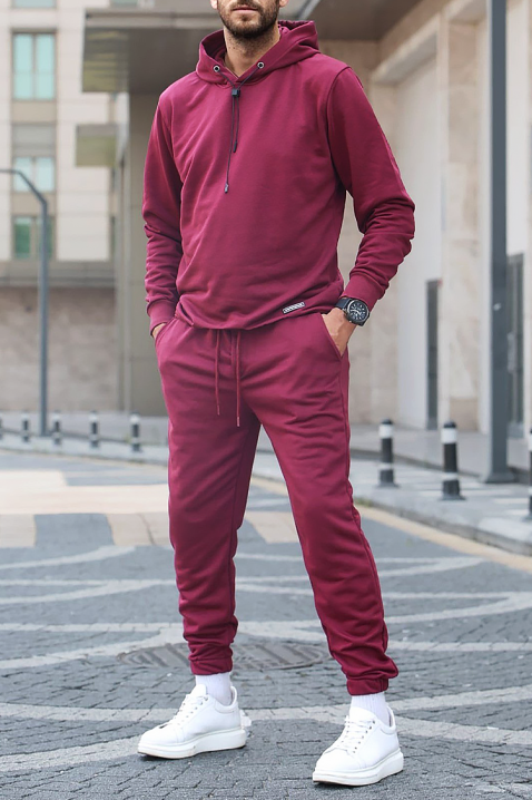 Мъжки комплект MIRTOLO BORDO, Цвят: бордо, IVET.BG - Твоят онлайн бутик.