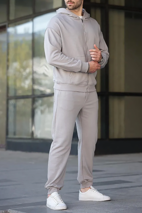 Мъжки комплект JEREZO GREY, Цвят: сив, IVET.BG - Твоят онлайн бутик.